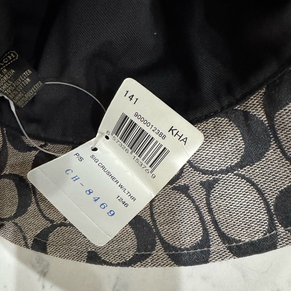 COACH Signature C Vintage Bucket Hat NWT main image 7